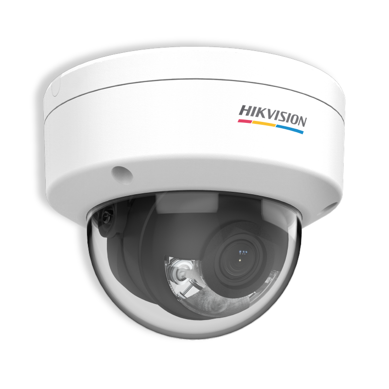2 MP ColorVuHuman Detection Built-in Mic & TF Card Fixed Dome Network Camera